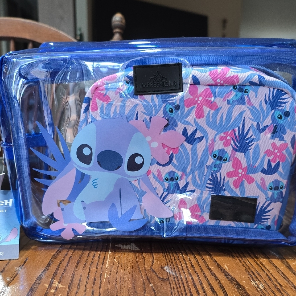 Impressions Kids Blue and Pink Floral Bag